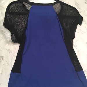 Vibrant blue with mesh sides! Great for going out!